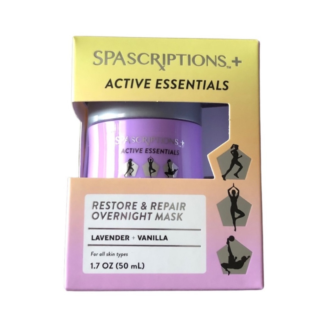 Spascriptions + Active Essentials Overnight Mask Lavender + Vanilla *NEW